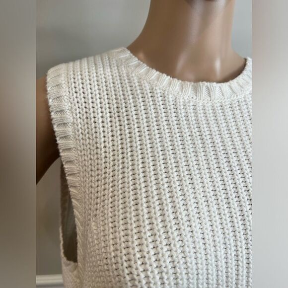 NWT J Crew Factory Ivory Sweater-vest - Picture 7 of 7
